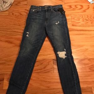 JOE JEANS HIGH RISE SKINNY . Medium washed rugged